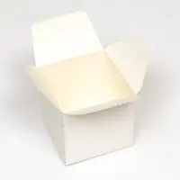 Коробка складная, квадратная, белая, 12&times;12&times;12 см