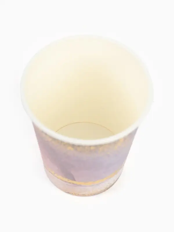 Набор посуды для праздника на 12 персон, мрамор розовый (тарелки 23 см, стакан 250 мл)