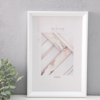 Фоторамка пластик "МИРАМ" 20х30 см, белый