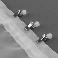 Зажим для штор для потолочного карниза, d 10 × 30 мм, металл, набор 20 шт Зажим для штор для потолочного карниза, d 10 × 30 мм, металл, набор 20 шт