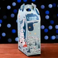 Подарочная новогодняя коробка &laquo;Фантазия&raquo; в зелёном, упаковка, 11.1&times;5.8&times;20.5 см