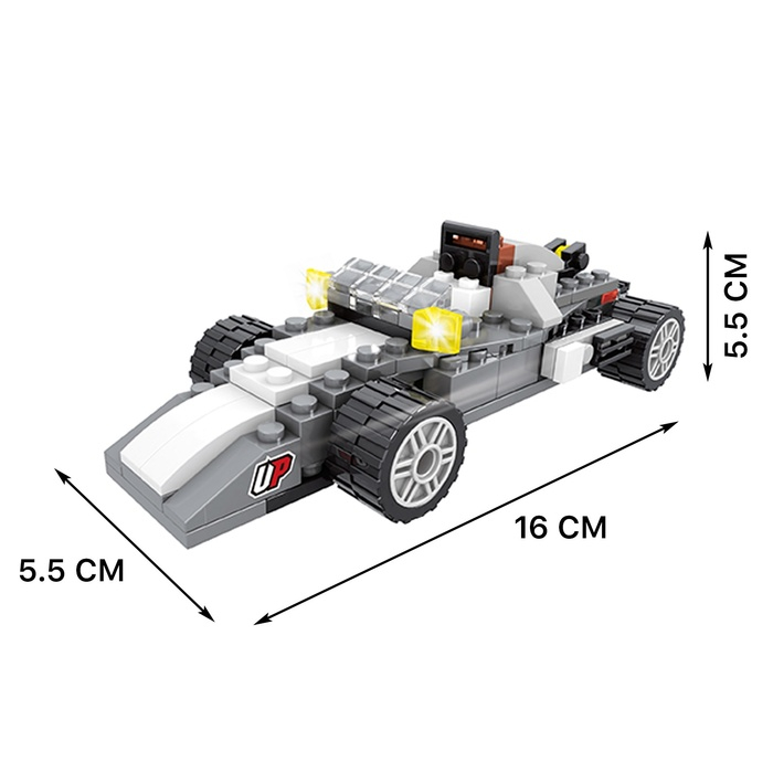 Конструктор &laquo;Гонка&raquo;, 3 варианта сборки, 178 деталей