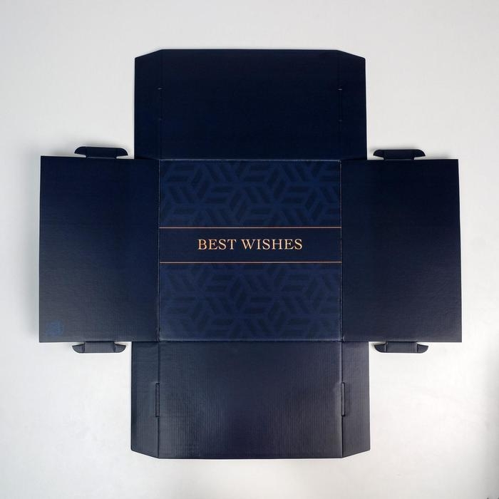Коробка кондитерская, упаковка, Best Wishes 30 х 30 х 19 см