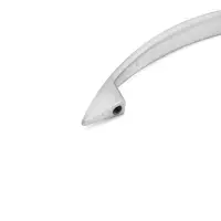 Ручка-скоба мебельная ТУНДРА LIGHT РС003AL, м/о 96 мм, цвет хром