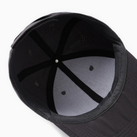 Кепка однотонная MINAKU, серая, размер 52-54