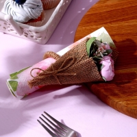 Набор для украшения: топпер &laquo;С днём рождения&raquo; 1 шт, кольцо для салфеток 1 шт, МИКС