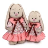Мягкая игрушка &laquo;Зайка Ми&raquo;, в платье с цветами, 25 см