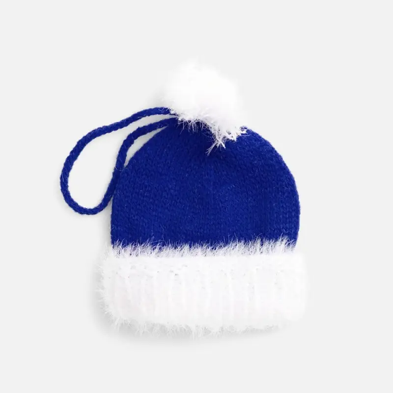 Подвеска на елку &laquo;Вьюшка&raquo;, шапочка, синяя