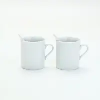 Кружки керамические парные &laquo;Мистер и Миссис&raquo;, 2 шт. по 180 мл., ложка 2 шт.