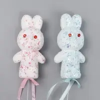 Набор топперов для украшения &laquo;Зайчата: посыпка, блеск&raquo;, 2 шт., розовый, голубой, 12 см