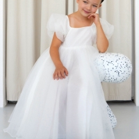 Платье детское нарядное KAFTAN рост 110, белый Платье детское нарядное KAFTAN рост 110, белый