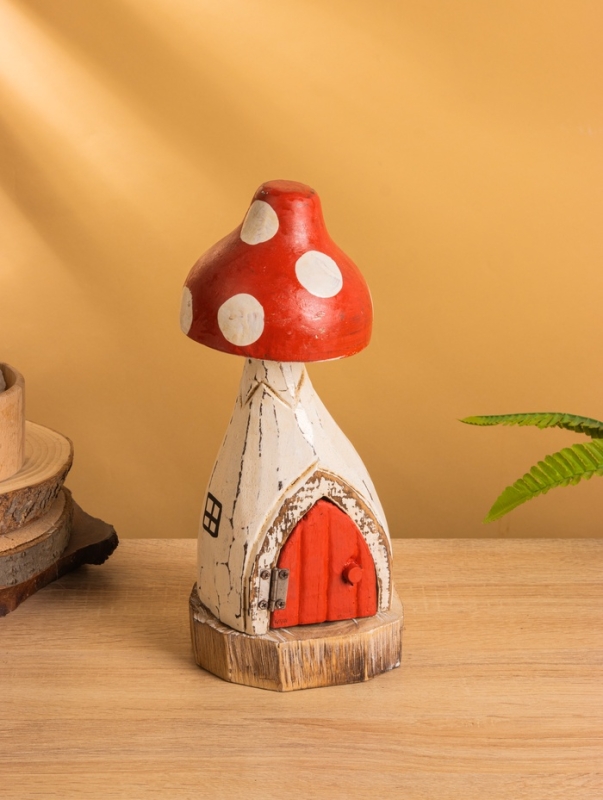 Сувенир &laquo;Домик гриб&raquo;, 13&times;12&times;29 см, дерево