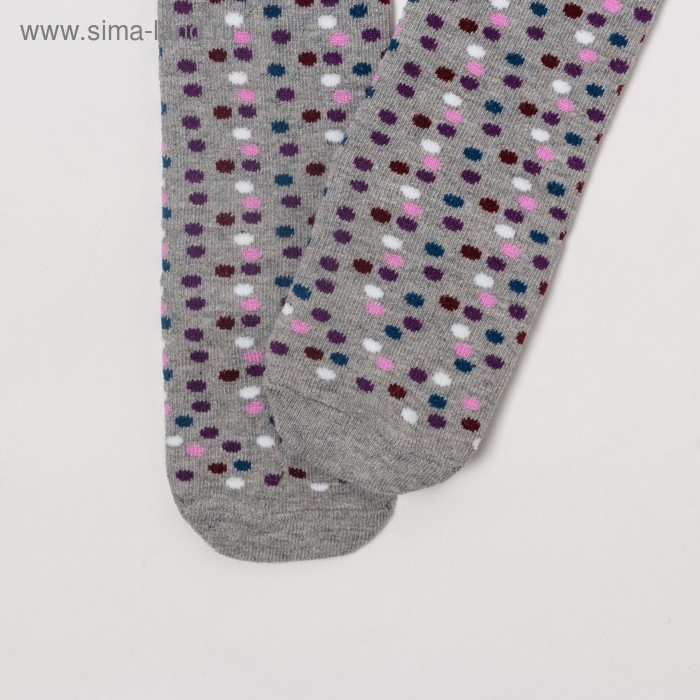 Колготки Крошка Я Колготки Крошка Я "Горошек", серый, рост 98-104 см