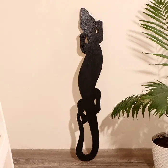 Панно декоративное &laquo;Ящерица геккон&raquo;, 78&times;13&times;1.5 см, МИКС