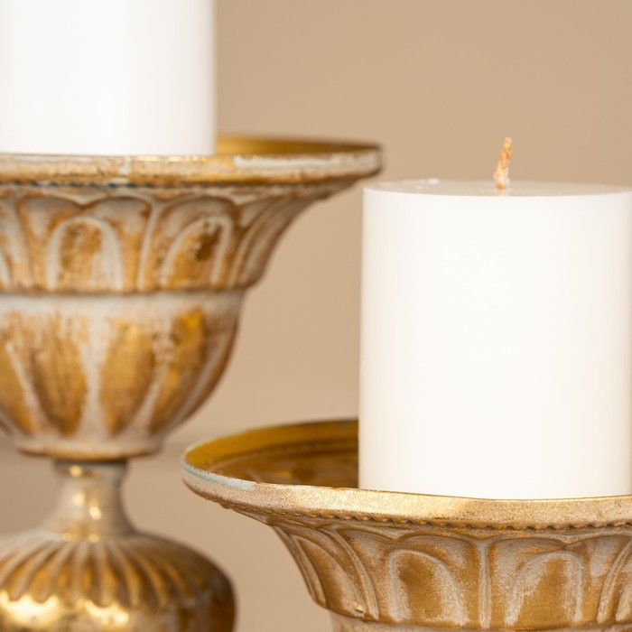 Подсвечник металл «Ярусы» для одной свечи 16 х 16 х 25 см Подсвечник металл «Ярусы» для одной свечи 16 х 16 х 25 см