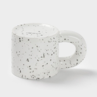 Кружка Доляна "Сплэш" 14х8,8х8 см, цвет белый