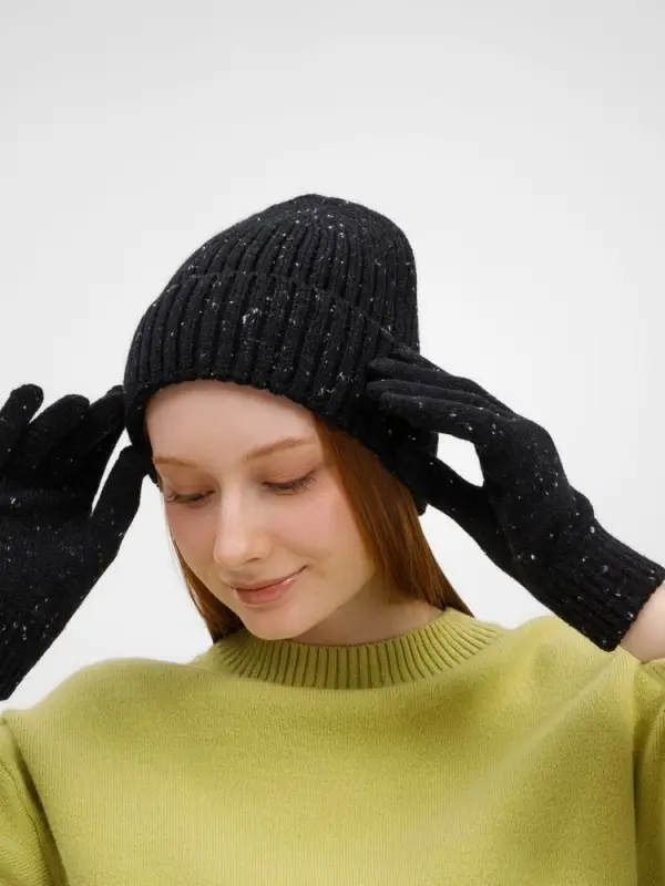 Перчатки сенсорные Spotti Senso, черные, размер L/XL