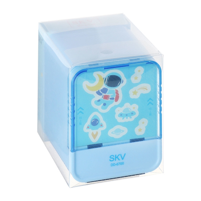 Точилка электрическая (батарейки в комплект не входят). работает от 2-х AA батареек Синий