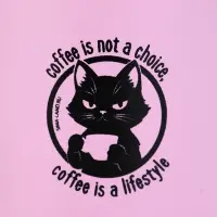 Термостакан с ручкой "Coffee", 600 мл, розовая