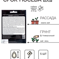 Семена Огурец "Таганай" F1 ультраранний, партенокарпический, для открытого грунта, 5 шт