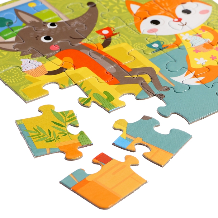 Пазл Виммельбук 4 в 1 «Домашний уют», 9-16-25-36 элементов Пазл Виммельбук 4 в 1 «Домашний уют», 9-16-25-36 элементов