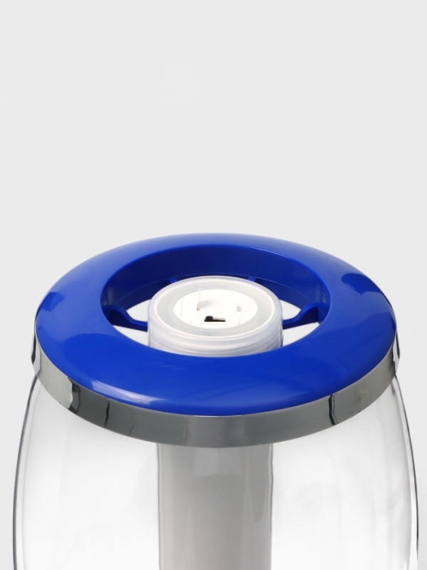 Башня пивная Monlin, 3 л, ёмкость для льда, подсветка, пластик, синий