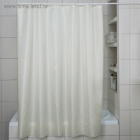 Штора для ванной &laquo;Бриллиант&raquo;, 180&times;180 см, полиэстер, цвет слоновой кости