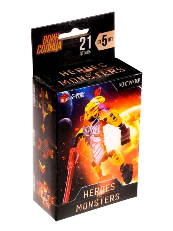 Конструктор-робот &laquo;Воин Солнца&raquo;, 21 деталь