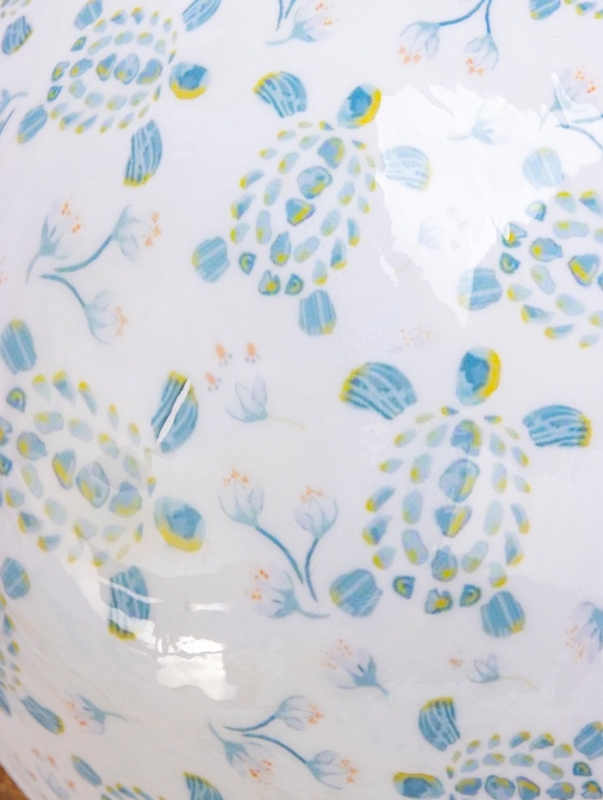 Салатник "Черепаха и цветы" дерево манго 29х29х11 см