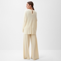 Костюм женский (блуза и брюки) MIST Classic collection, р. 44-46, бежевый