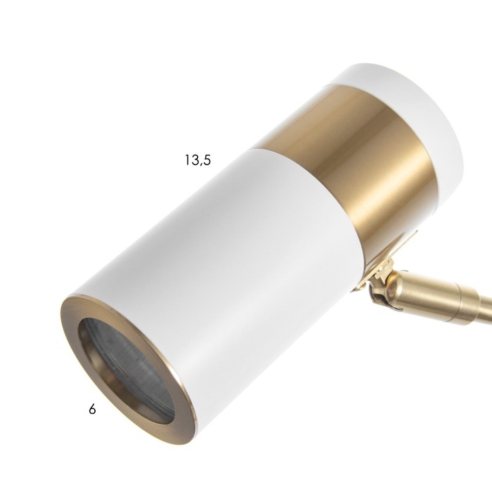 Бра "Техно" Е27 40Вт золото-белый 21х10х38см