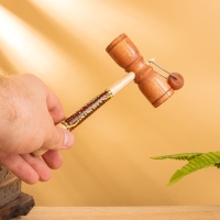 Сувенирный музыкальный инструмент "Стучалка" махагон, 17 см