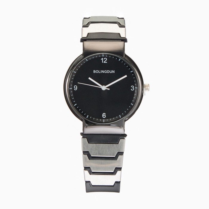 Мужской подарочный набор Bolingdun 2 в 1: наручные часы, браслет, d-4 см