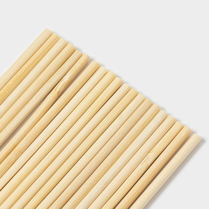 Палочки - дюбели для кондитерских изделий Доляна, 15 см, набор 18-20 шт, бамбук
