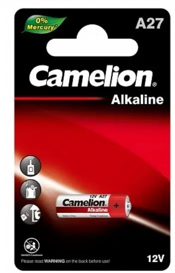 Батарейка Camelion LR27/A27/MN27 BL1 Alkaline 12V 0%Hg