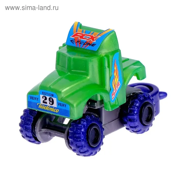 Конструктор &laquo;Джип&raquo; с запуском, 12 деталей, МИКС