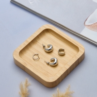 Набор серьги и каффы 4 шт. &laquo;Бублик&raquo;, цвет серебро