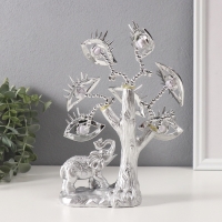 Сувенир от сглаза "Дерево - Глаз Назара со слоном" 6,5х12х20,5 см