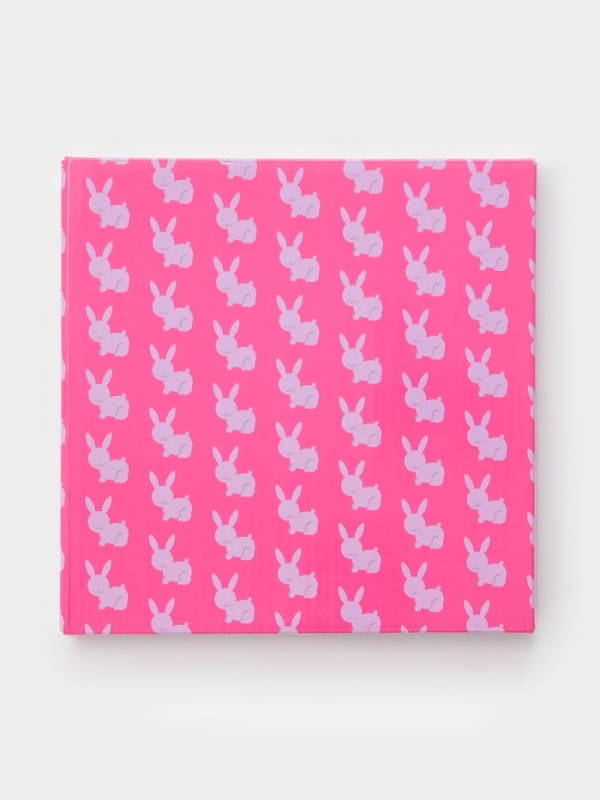 Подставка для яиц 8 ячеек "Пасха. Кролик с бантиком", 22х22х1 см