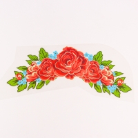 Термотрансфер «Розы центральные», 27 х 10,5 см, набор 10 шт. Термотрансфер «Розы центральные», 27 х 10,5 см, набор 10 шт.