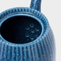 Заварочный чайник Доляна &laquo;Коралл&raquo;, 600 мл, фарфор, синий