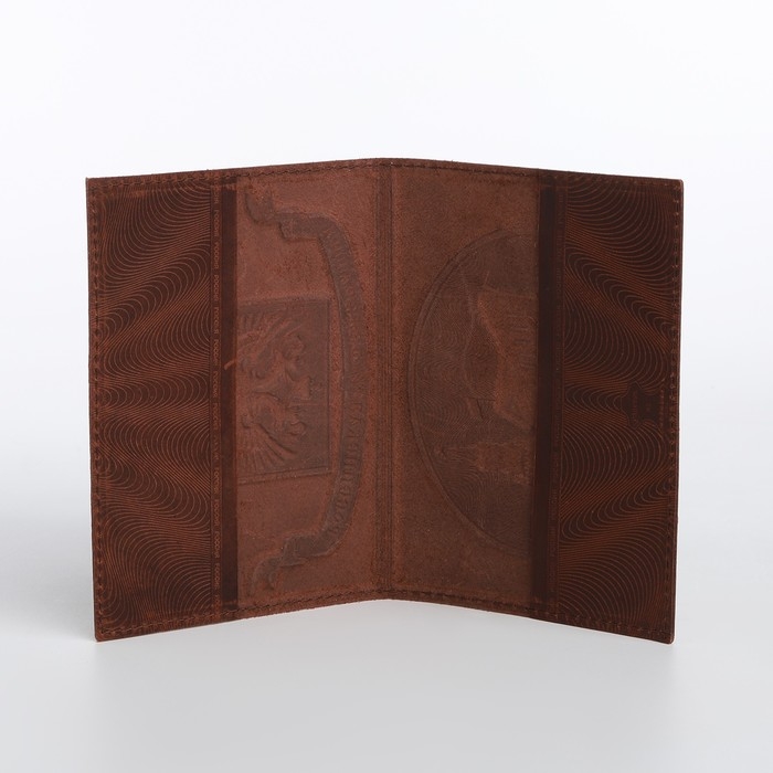 Обложка для паспорта, цвет коричневый Обложка для паспорта, цвет коричневый