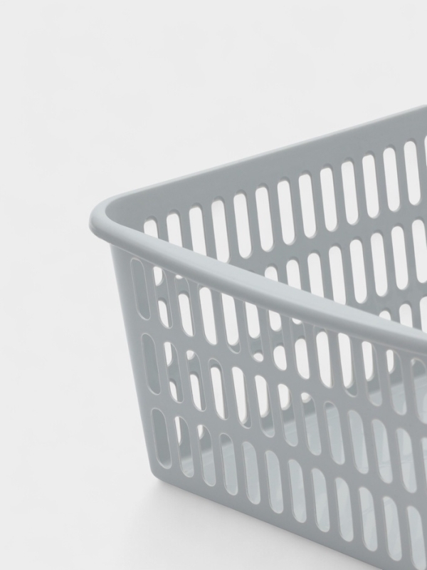 Корзина для хранения Полимербыт, пластик, 36×25×12.5 см, МИКС Корзина для хранения Полимербыт, пластик, 36×25×12.5 см, МИКС