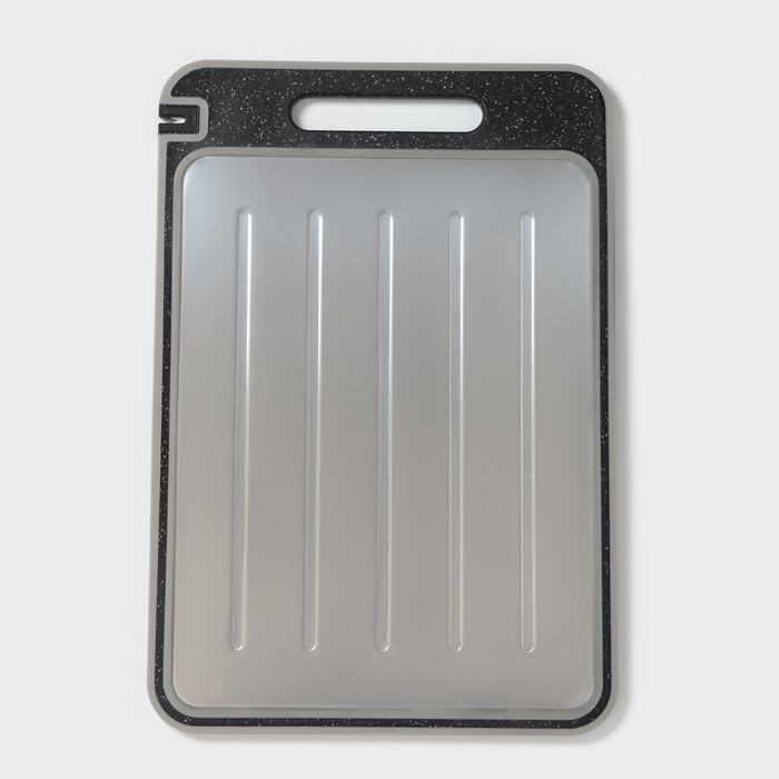 Доска для разморозки и разделки продуктов с точилкой для ножей Magistro, 3 в 1, 37,5&times;25,5&times;0,8 см, серебристая