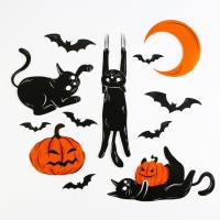 Декор на стену «Ужасные шалости», набор 12 шт. Декор на стену «Ужасные шалости», набор 12 шт.