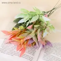 Букет искусственный &laquo;Вытянутые лепестки&raquo; двухцветный, 15 см (цена за 1 шт., фасовка 5 шт.) МИКС