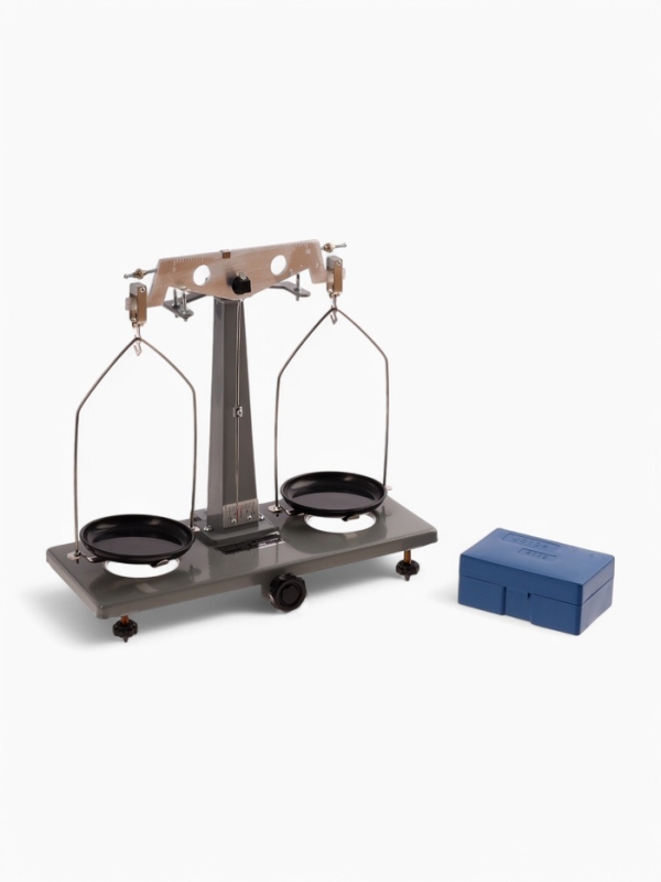 Весы лабораторные, с набором гирь 200 г.