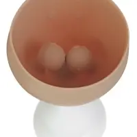 Прорезыватель силиконовый для зубов с погремушкой 3 в 1 M&B &laquo;Зайка&raquo;, бежевый