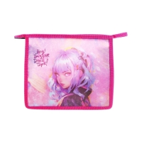 Папка для тетрадей А5, 243х200х80 мм, deVENTE "Hey Girl", молния сверху, пластик, для девочки