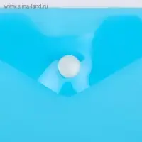 Папка-конверт на кнопке, А6, 180 мкм, вертикальная, тонированная, МИКС